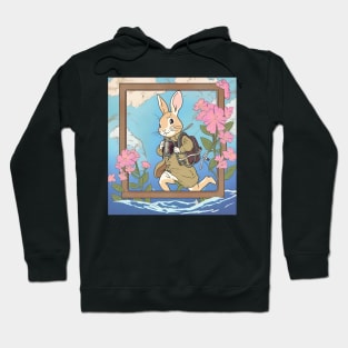 Scuba Diving Underwater with Rabbit Bunny Lover Diver Instructor Gift Hoodie